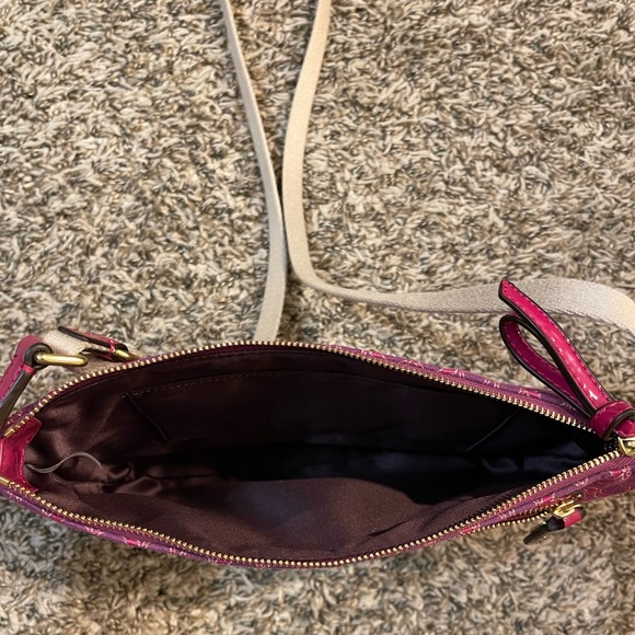 NEW Pink and Gold Coach Crossbody - Picture 5 of 7